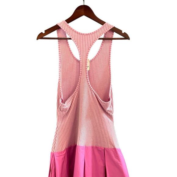 Free People Drops Of Venus Midi Dress Pink Size Large Vacation Spring Summer NWT - Picture 4 of 9